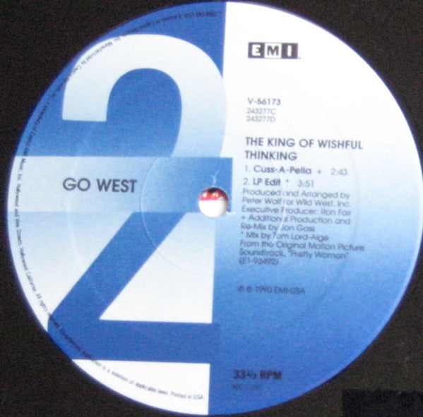 Go West : King Of Wishful Thinking (12")