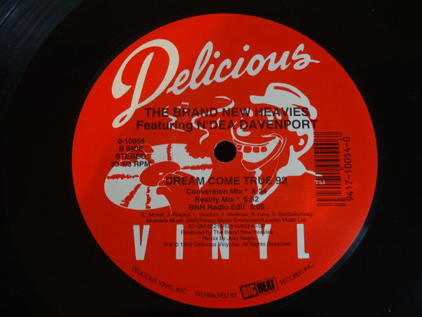 The Brand New Heavies : Dream Come True '92 (12")