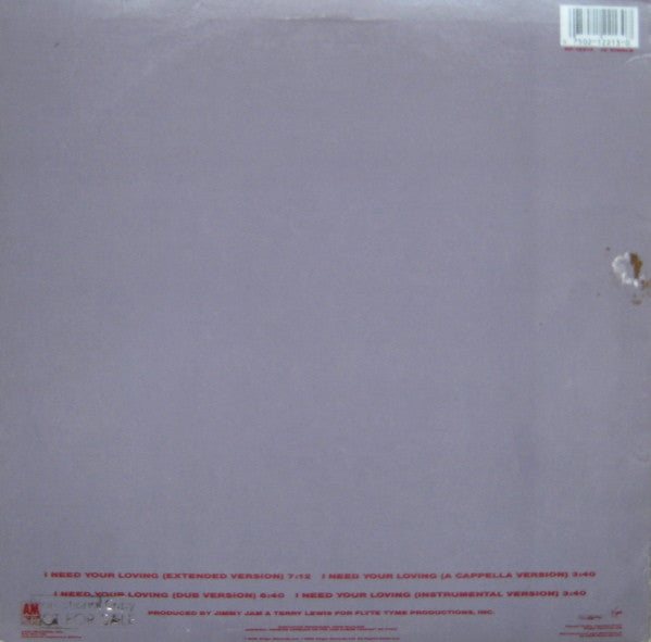 The Human League : I Need Your Loving (12", Single, Promo, Mid)
