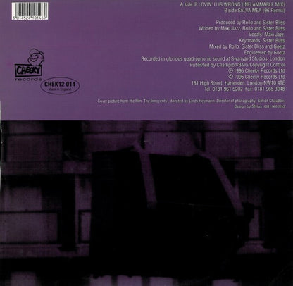 Faithless : If Lovin' You Is Wrong / Salva Mea (96 Mix) (12")
