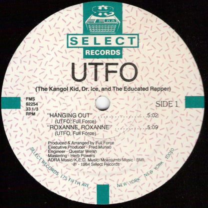 UTFO : Hanging Out / Roxanne, Roxanne (12")