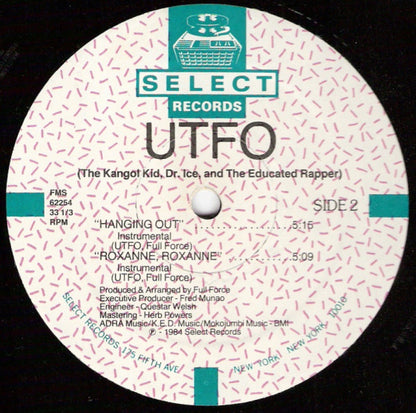 UTFO : Hanging Out / Roxanne, Roxanne (12")
