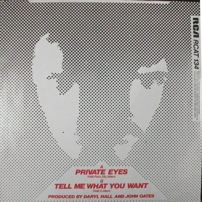 Daryl Hall John Oates* : Private Eyes (12", Single)