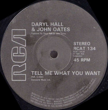 Daryl Hall John Oates* : Private Eyes (12", Single)