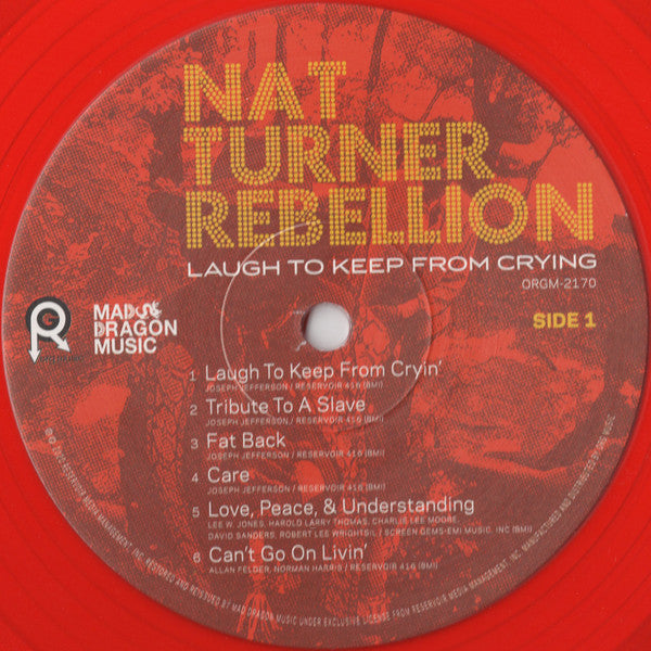 Nat Turner Rebellion : Laugh To Keep From Crying (LP, Album, RSD, Comp, Ltd, RE, Red)