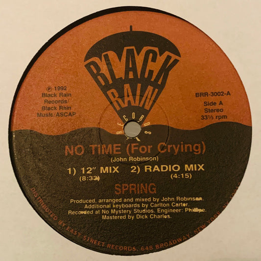 Spring (2) : No Time (For Crying) (12", Bro)