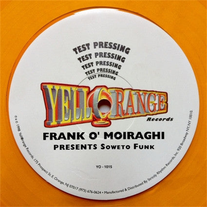 Frank O'Moiraghi* Presents Soweto Funk : Hey D.J. (12", TP, Ora)