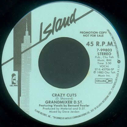 D.St. : Crazy Cuts (7", Single, Promo)