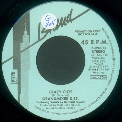 D.St. : Crazy Cuts (7", Single, Promo)