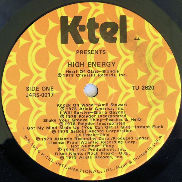 Various : High Energy (LP, Comp, Ind)