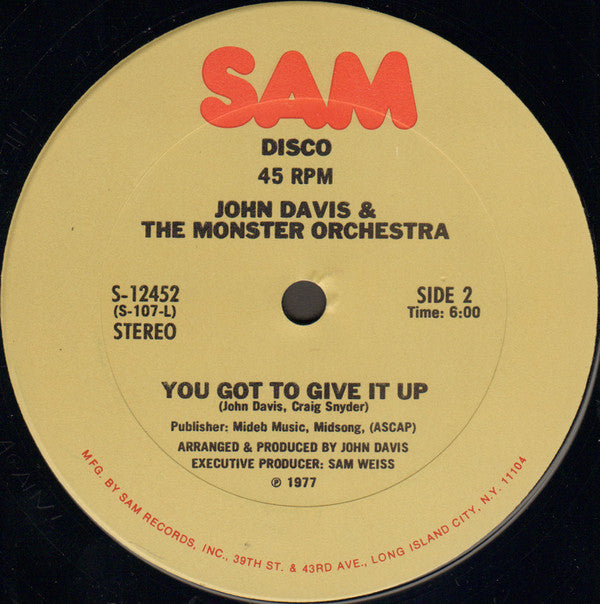 John Davis & The Monster Orchestra : Up Jumped The Devil (12")