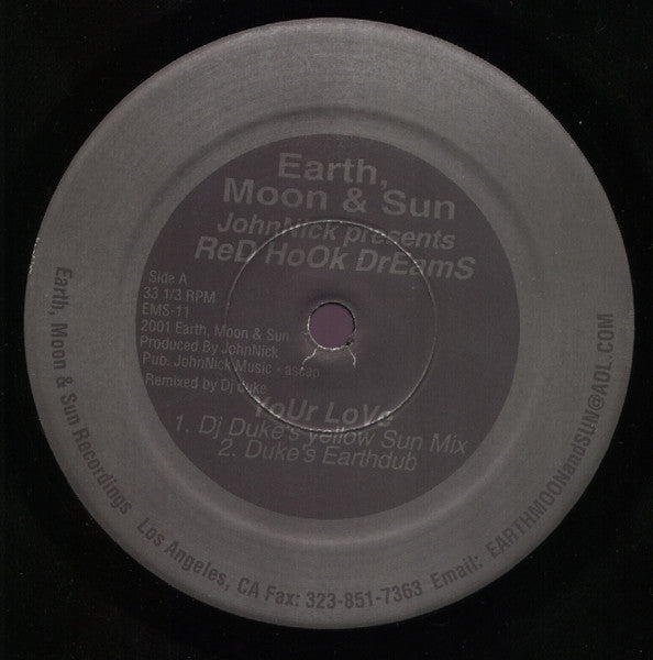 JohnNick* Presents Red Hook Dreams : Your Love (12")