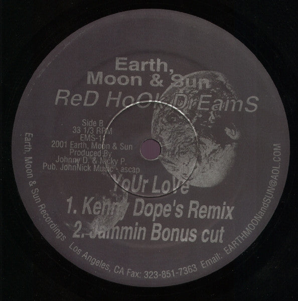 JohnNick* Presents Red Hook Dreams : Your Love (12")