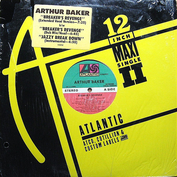 Arthur Baker : Breaker's Revenge (12", Maxi)