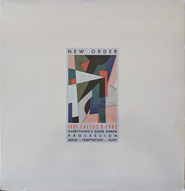 New Order : 1981-1982 (12", Comp)
