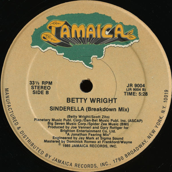 Betty Wright : Sinderella (12")