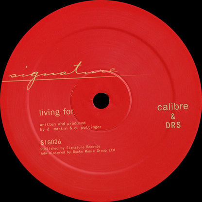 Calibre & DRS : White Horses / Living For  (12")