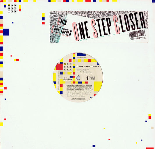 Gavin Christopher : One Step Closer To You (12", Maxi)