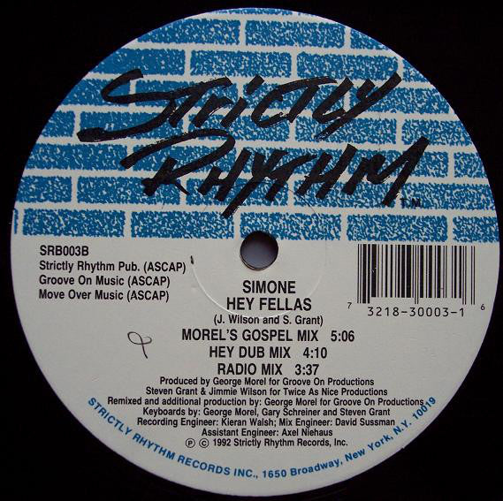 Simone : Hey Fellas (12")