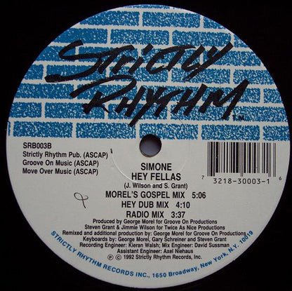 Simone : Hey Fellas (12")