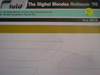 The Digital Blondes : Antheum '98 (12", 2/2)