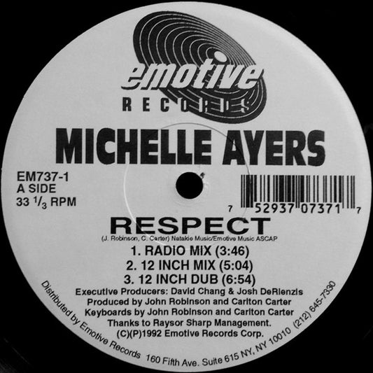 Michelle Ayers : Respect (12")