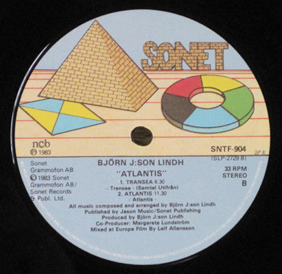 Björn J:Son Lindh : Atlantis (LP, Album)