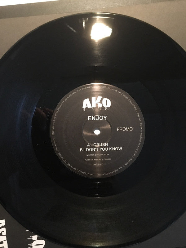Enjoy (6) : Crush / Don't You Know (10", Promo)