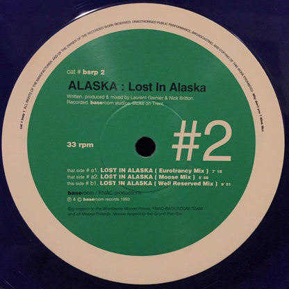 Alaska : Lost In Alaska (12", Blu)