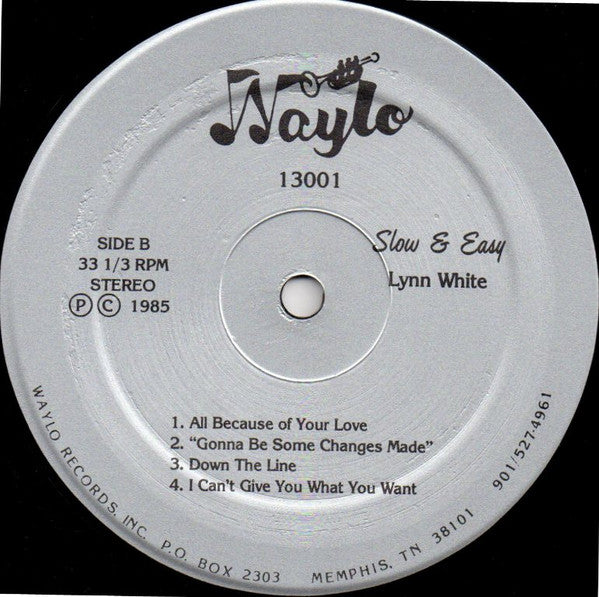 Lynn White : Slow & Easy (LP, Album)