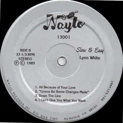 Lynn White : Slow & Easy (LP, Album)