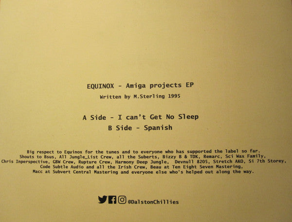 Equinox (3) : Amiga Projects EP (12")