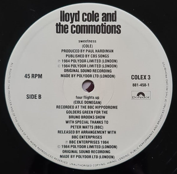 Lloyd Cole And The Commotions* : Rattlesnakes (12", Single)