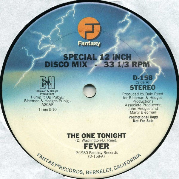 Fever (3) : The One Tonight / Dreams And Desire (12", Promo)