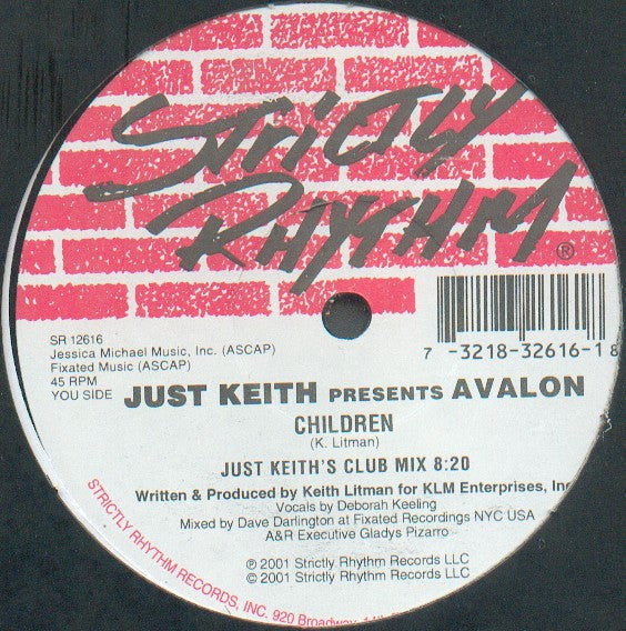 Keith Litman Presents Avalon (13) : Children (12")