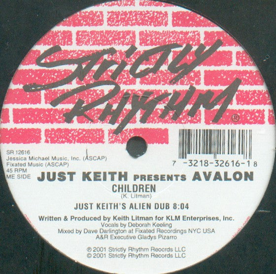 Keith Litman Presents Avalon (13) : Children (12")