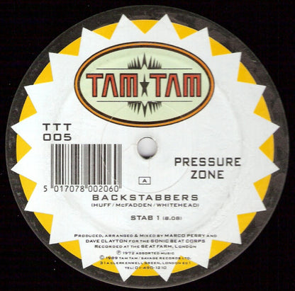 Pressure Zone : Backstabbers (12")