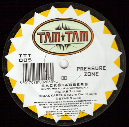 Pressure Zone : Backstabbers (12")