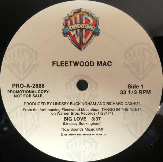 Fleetwood Mac : Big Love (12", Promo)