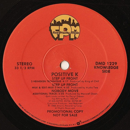 Positive K : Step Up Front (12", Promo)