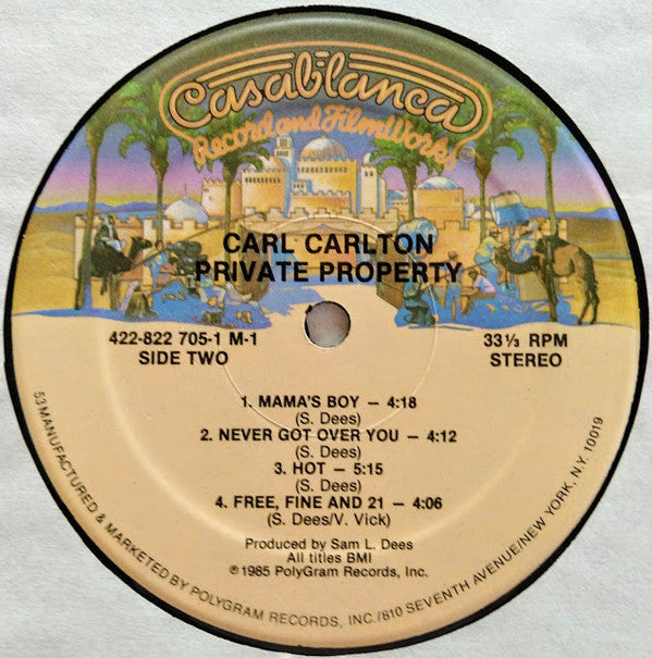 Carl Carlton : Private Property (LP, Album, 53)