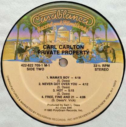 Carl Carlton : Private Property (LP, Album, 53)