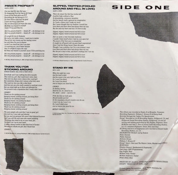 Carl Carlton : Private Property (LP, Album, 53)