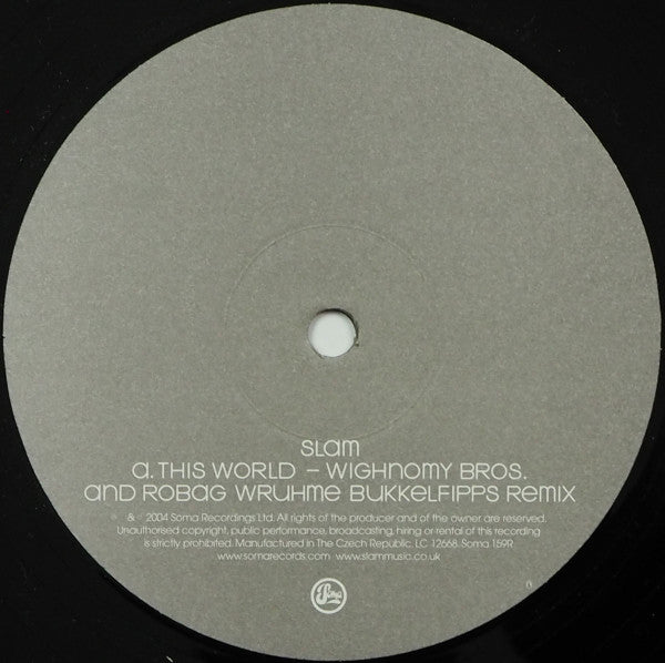 Slam : This World (Remixes) (12", RP, Gen)