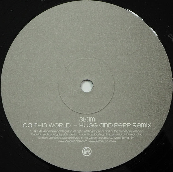 Slam : This World (Remixes) (12", RP, Gen)