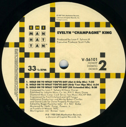 Evelyn "Champagne" King* : Hold On To What You've Got (12", Single)