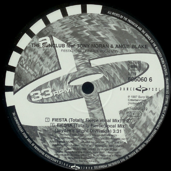 The Sunclub : Fiesta '98 (12")