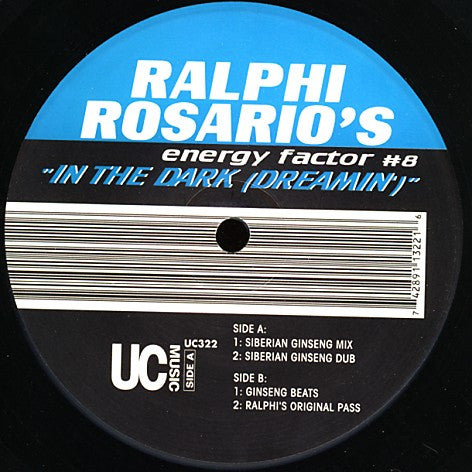 Ralphi Rosario : Energy Factor # 8 - In The Dark (Dreamin') (12")