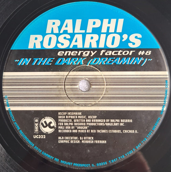 Ralphi Rosario : Energy Factor # 8 - In The Dark (Dreamin') (12")