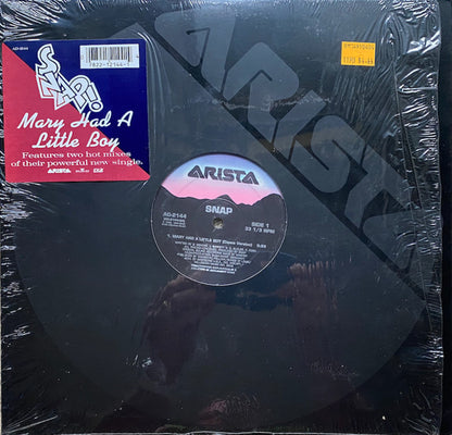 Snap! : Mary Had A Little Boy (12")